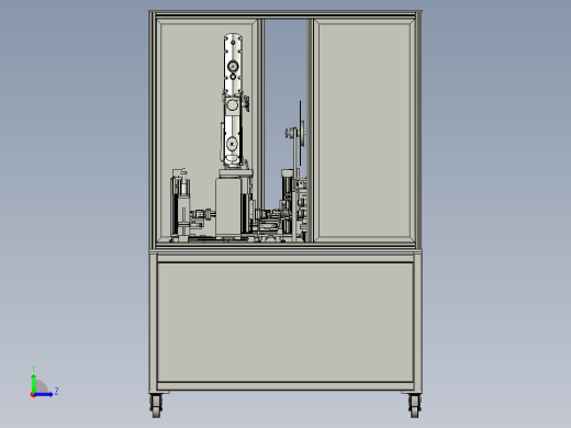 打标装袋组合部分左视缩略图