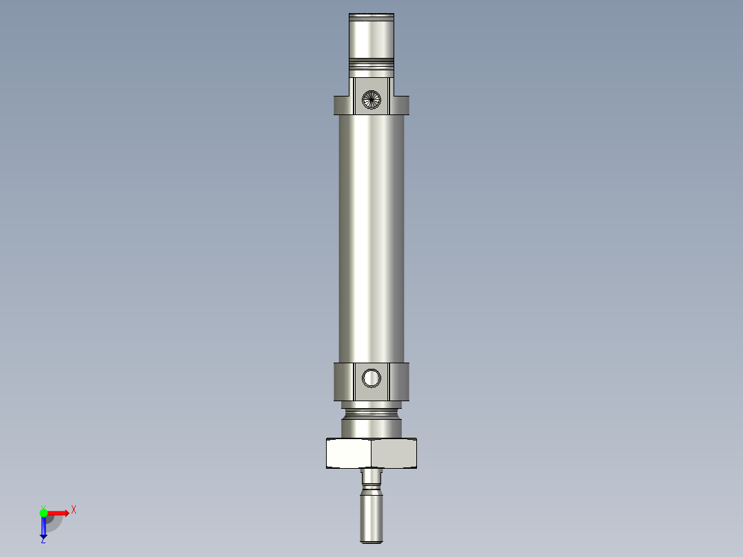 笔形气缸DSNU-16-30-P-AFESTO俯视图