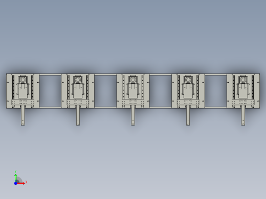工件加工的自动移印机前视缩略图