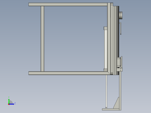 工件加工的自动移印机左视缩略图