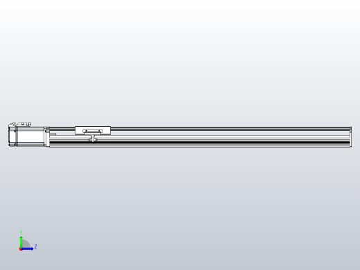 日规模组半封闭丝杆TPA-HNR-105D-1610C-L700-M-C-P40-N3左视缩略图
