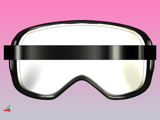 滑雪板护目镜后视缩略图