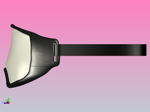 滑雪板护目镜右视缩略图