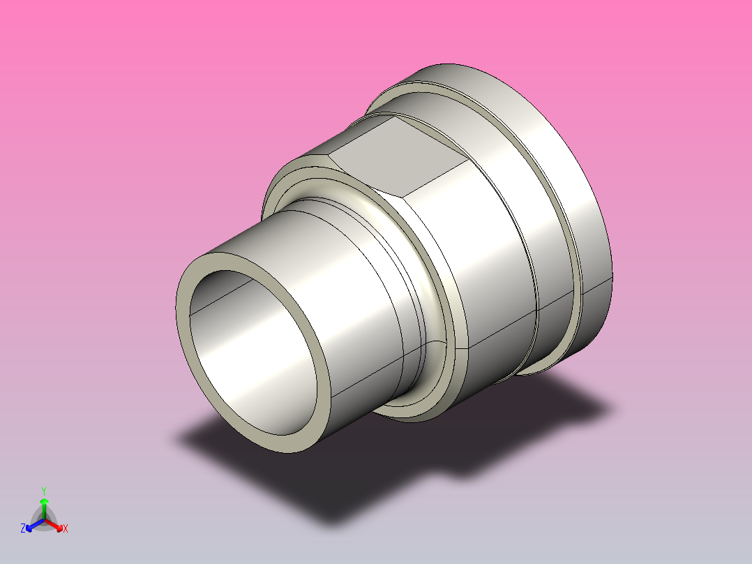 18QBRX 男性在a316l不锈钢螺纹管接头主视图