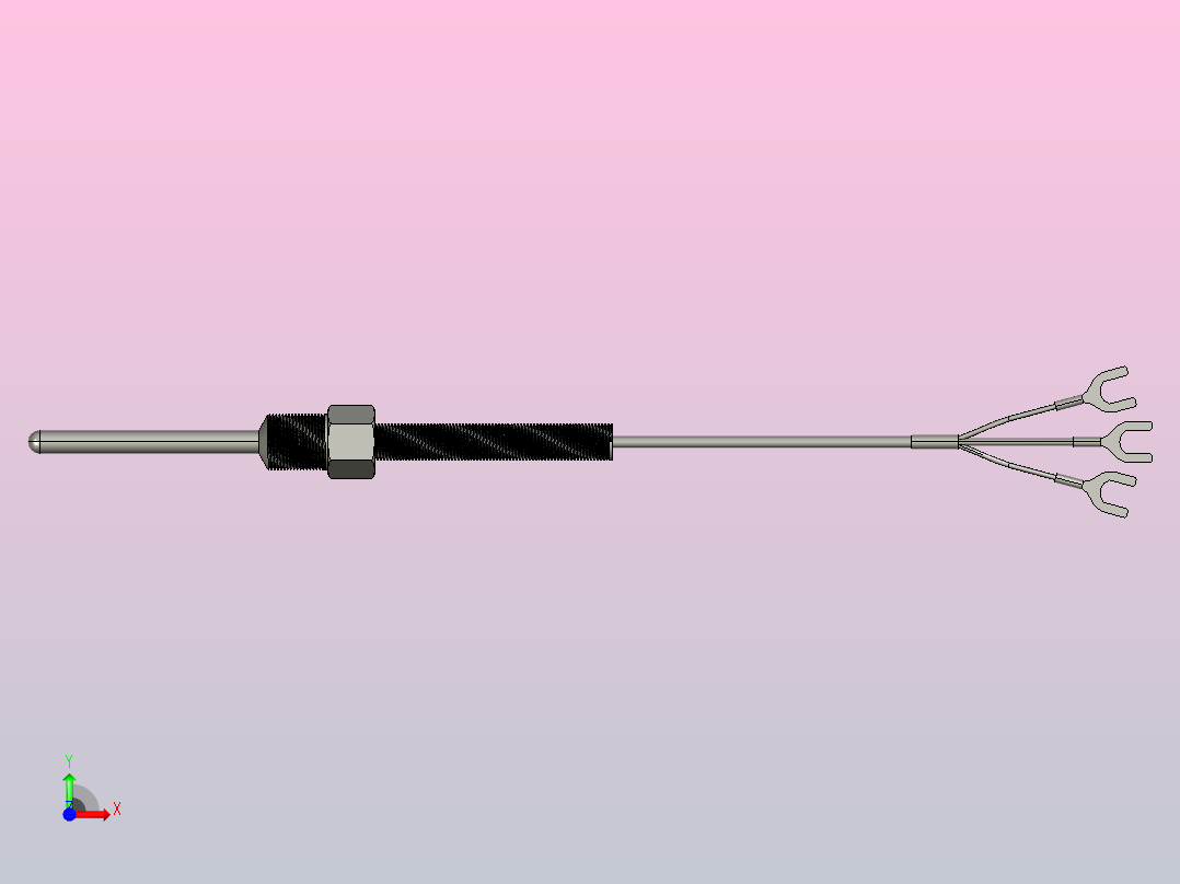 温度传感器ZKP15-3-2前视图