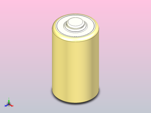 1号电池正等轴测缩略图