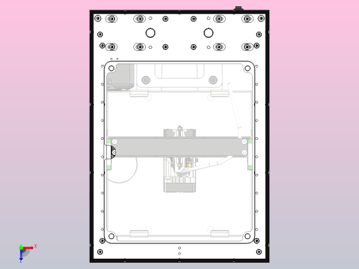 微型快速3D打印机俯视缩略图