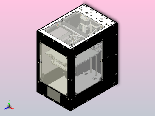 微型快速3D打印机正等轴测缩略图
