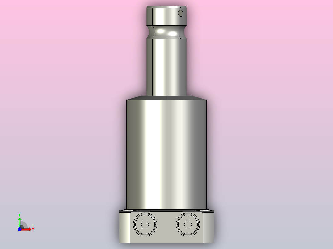 HTLB2501-2CL油压复动旋转夹紧器前视图