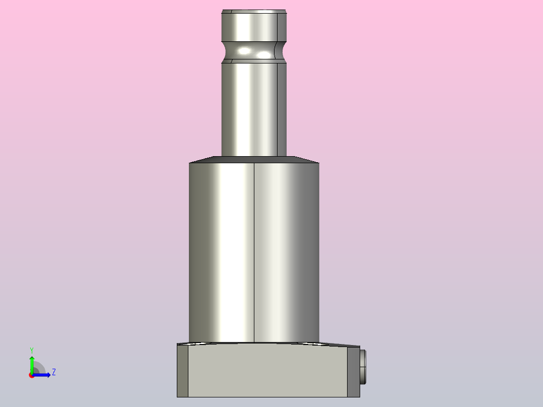 HTLB2501-2CL油压复动旋转夹紧器左视图