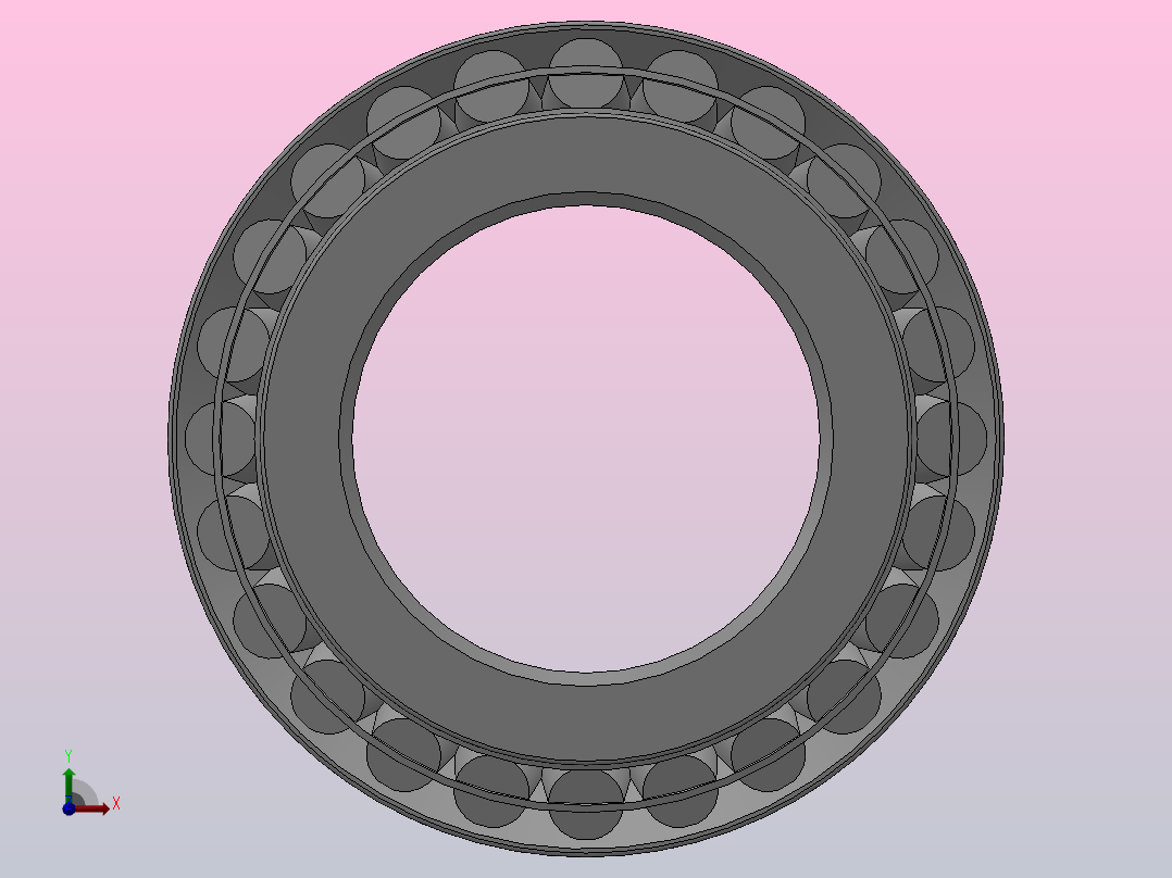 轧机用双列圆锥滚子轴承（350000型）_22系列 352214主视图
