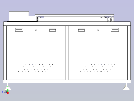 PCB板切割机设备3D图右视缩略图