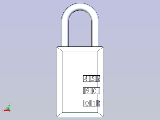 A0001107-密码锁挂锁后视缩略图