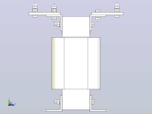 SG-8三相干式变压器三维模型202010左视缩略图