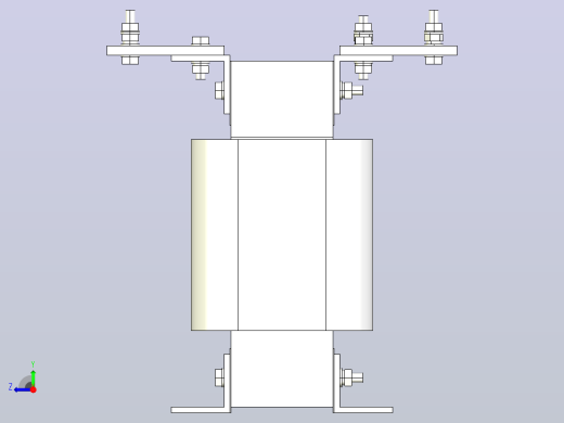 SG-8三相干式变压器三维模型202010右视缩略图