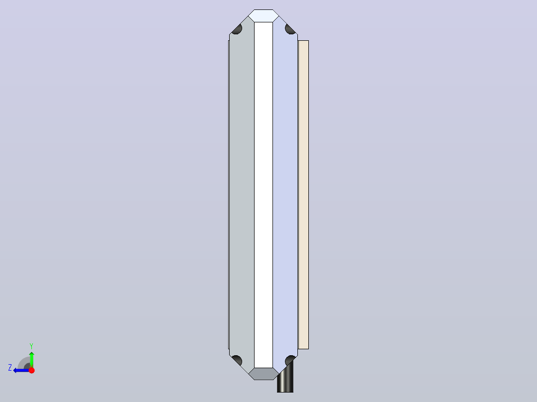200W LED投影仪右视图