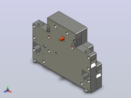 3D_STP_Ex9S32_SHT51正泰电气正等轴测缩略图