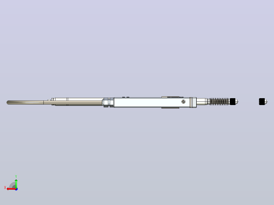 深浦接触式位移传感器 MT-H332TL后视图