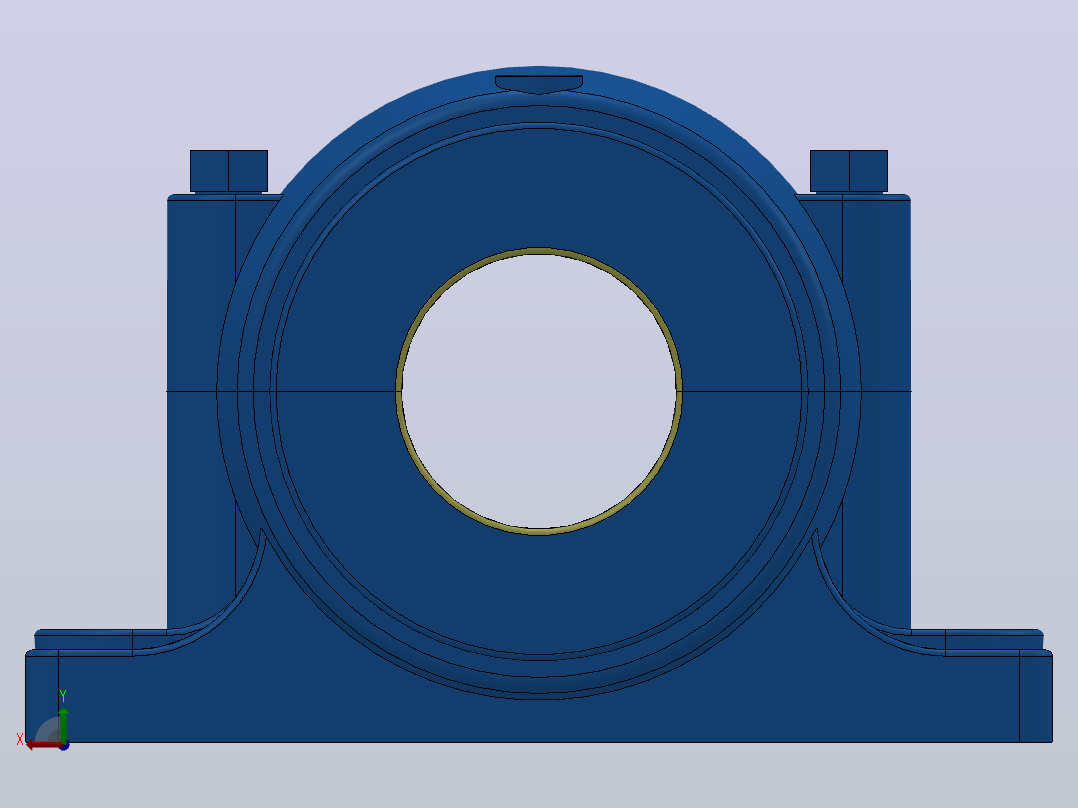 SN500系列[SN524-SSN524]轴承主视图