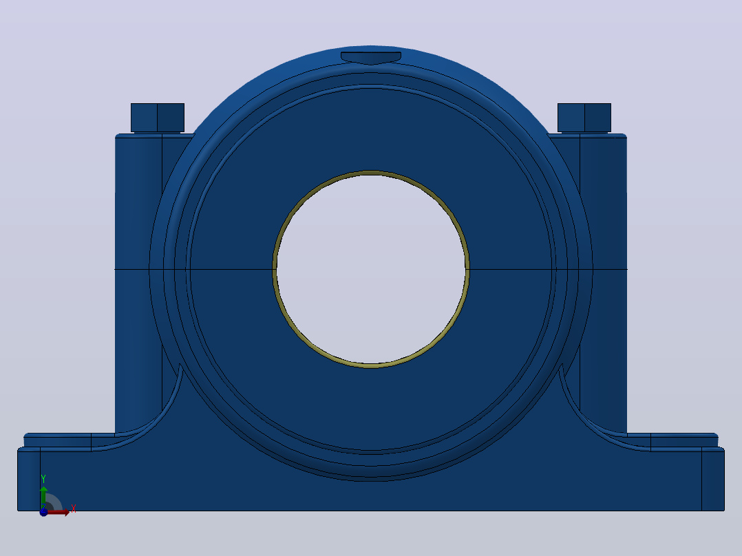 SN500系列[SN524-SSN524]轴承前视图