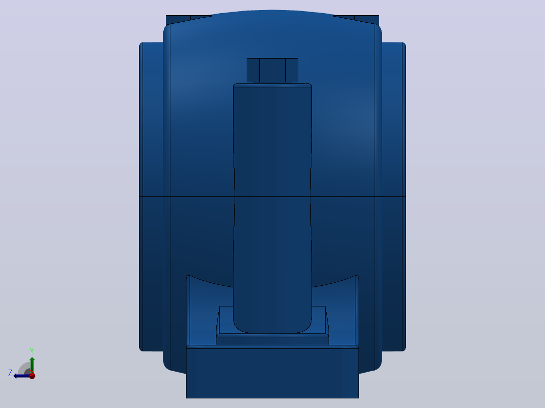 SN500系列[SN524-SSN524]轴承右视图