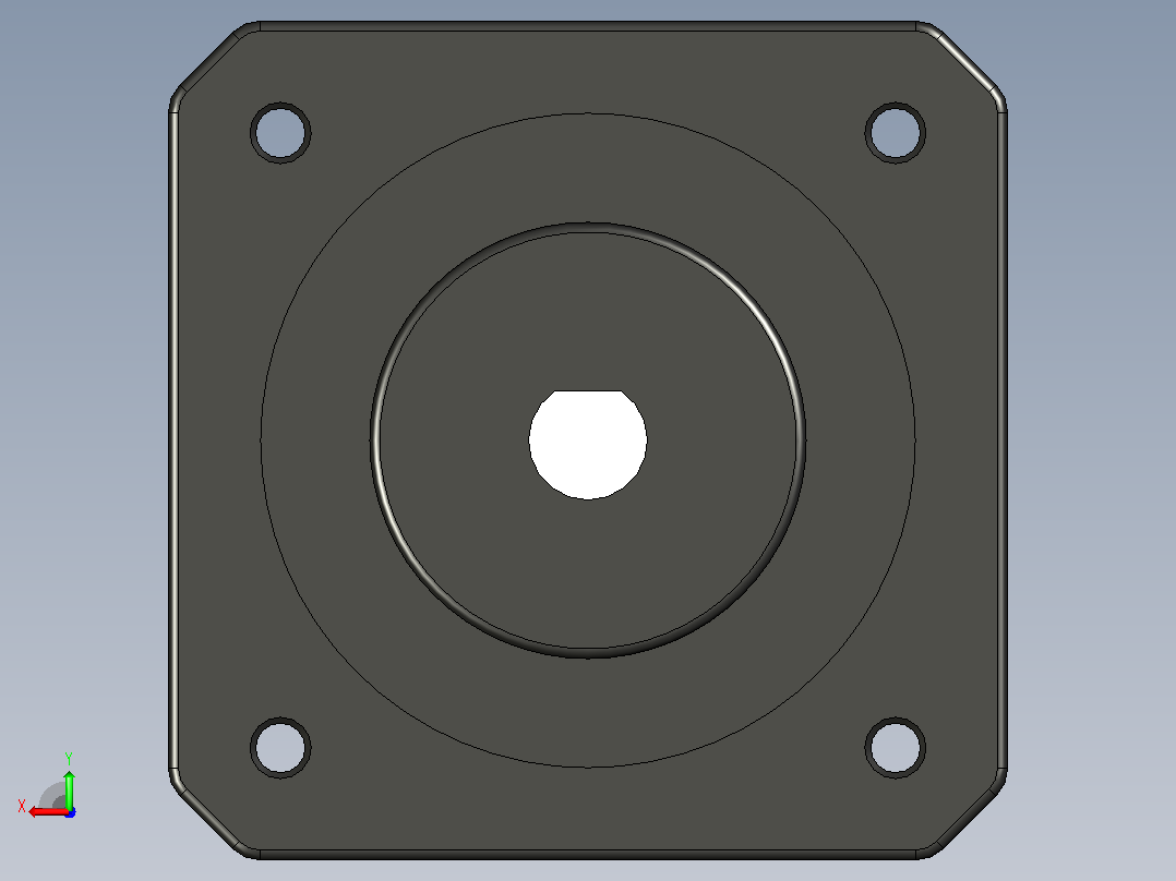 Nema_17电机_PHB42S60-403-AD1后视图