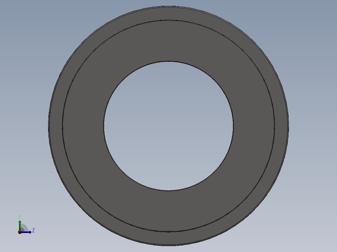 滚针和双向推力圆柱滚子组合轴承 ZARN型_ZARN 70130后视图
