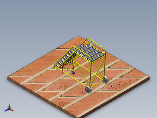 solidworks ladder维修移动梯子