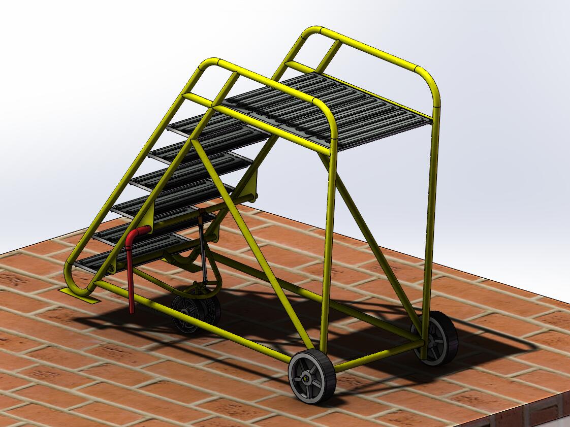 solidworks ladder维修移动梯子