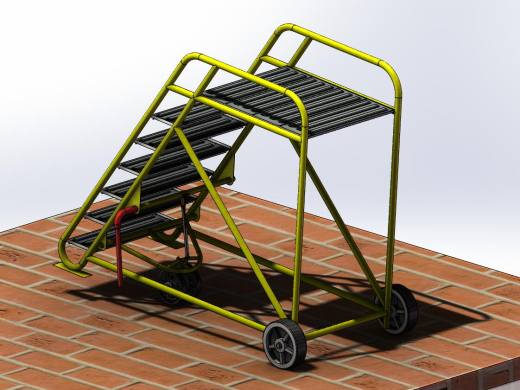 solidworks ladder维修移动梯子缩略图
