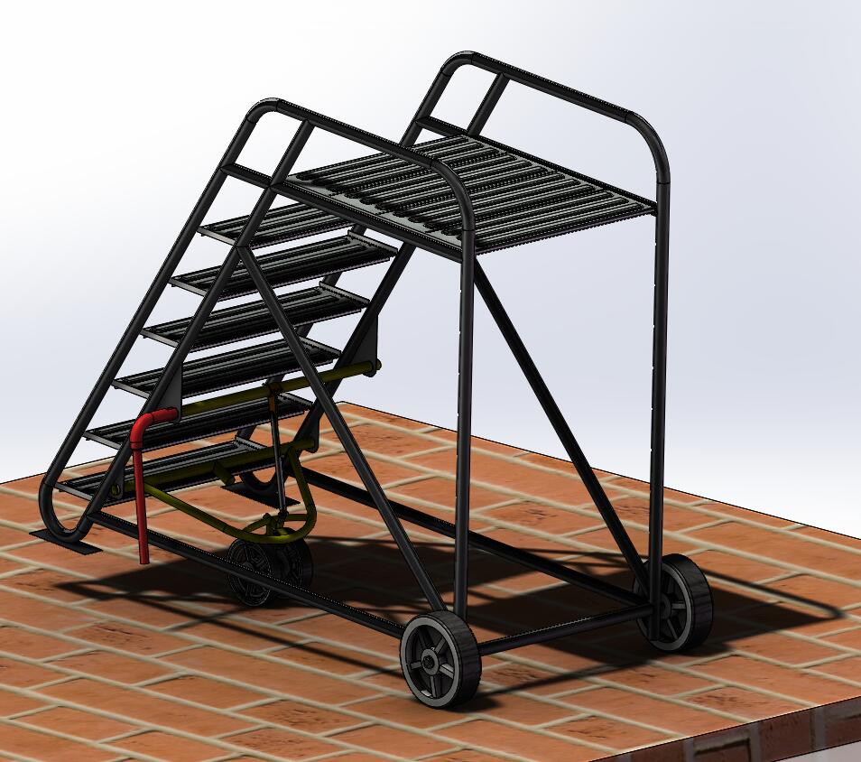 solidworks ladder维修移动梯子