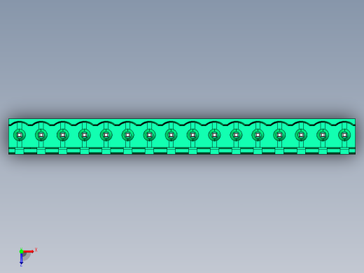 DEGSON 2EDG 系列 5.0mm 可插拔接线端子组-2EDGV-5.0-16P-14-00AH俯视缩略图