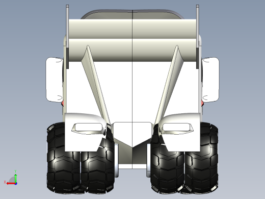 32-人卡车+(欧洲卡车) 3d模型图纸后视缩略图