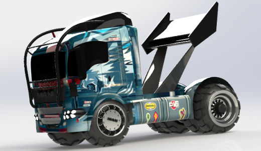 32-人卡车+(欧洲卡车) 3d模型图纸缩略图