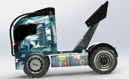 32-人卡车+(欧洲卡车) 3d模型图纸缩略图