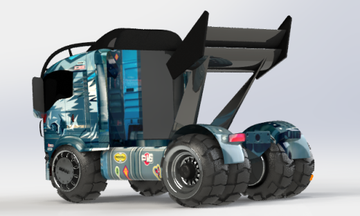 32-人卡车+(欧洲卡车) 3d模型图纸缩略图