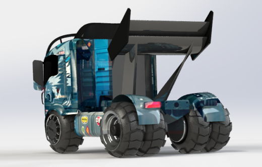 32-人卡车+(欧洲卡车) 3d模型图纸缩略图