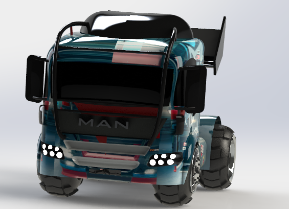 32-人卡车+(欧洲卡车) 3d模型图纸