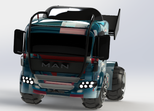 32-人卡车+(欧洲卡车) 3d模型图纸缩略图