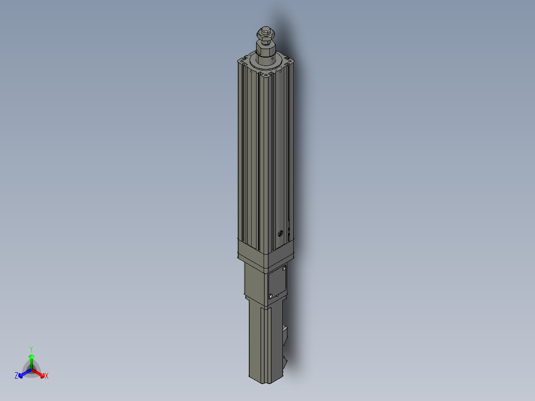 12VZ电动缸-VZ5-S150-BC主视图