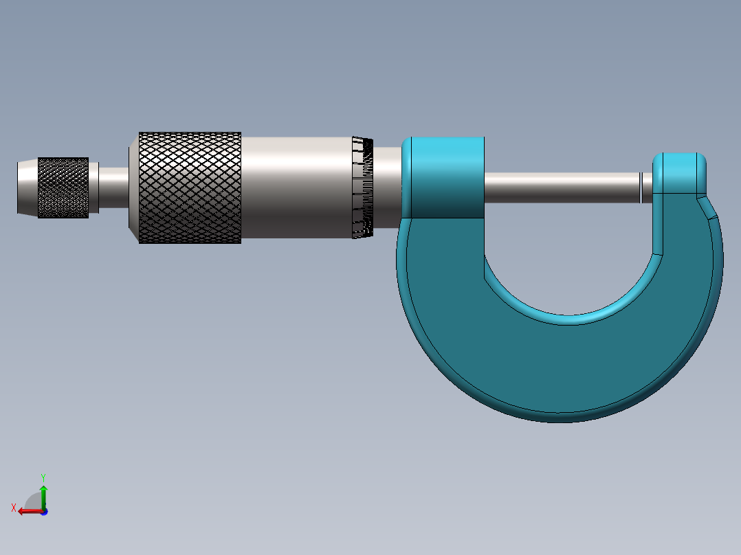 螺旋测微器后视图