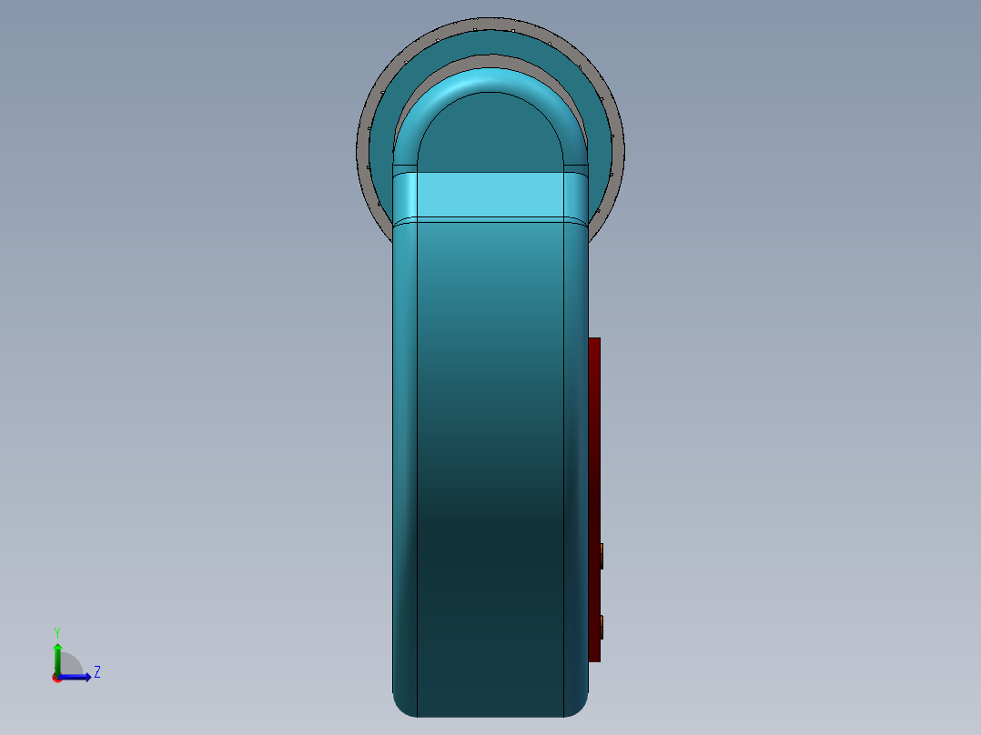 螺旋测微器左视图