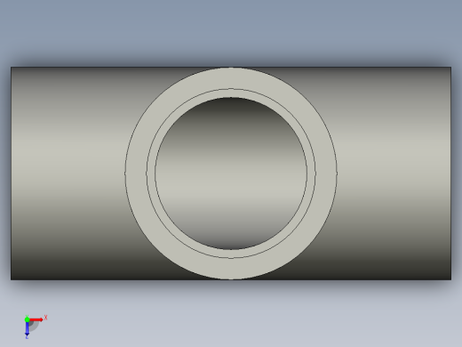 船舶管路系统SeaCor_Tee_SxSxS_37J101012_1.25in俯视缩略图