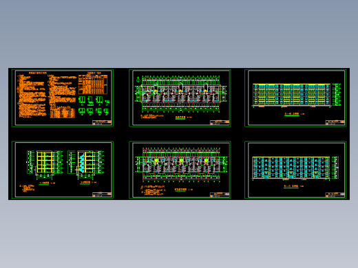 【5层】3414平米五层框架住宅楼三个户型（计算书、建筑、结构图）
