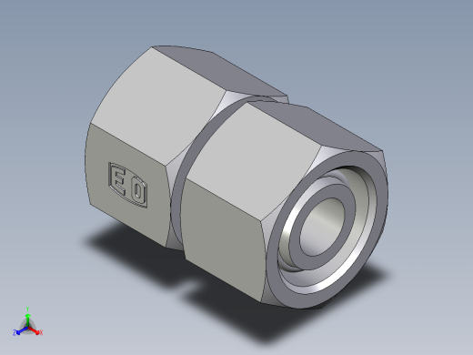 卡套式工业通用硬管接头EO_Swivel_union_GZ15LCF
