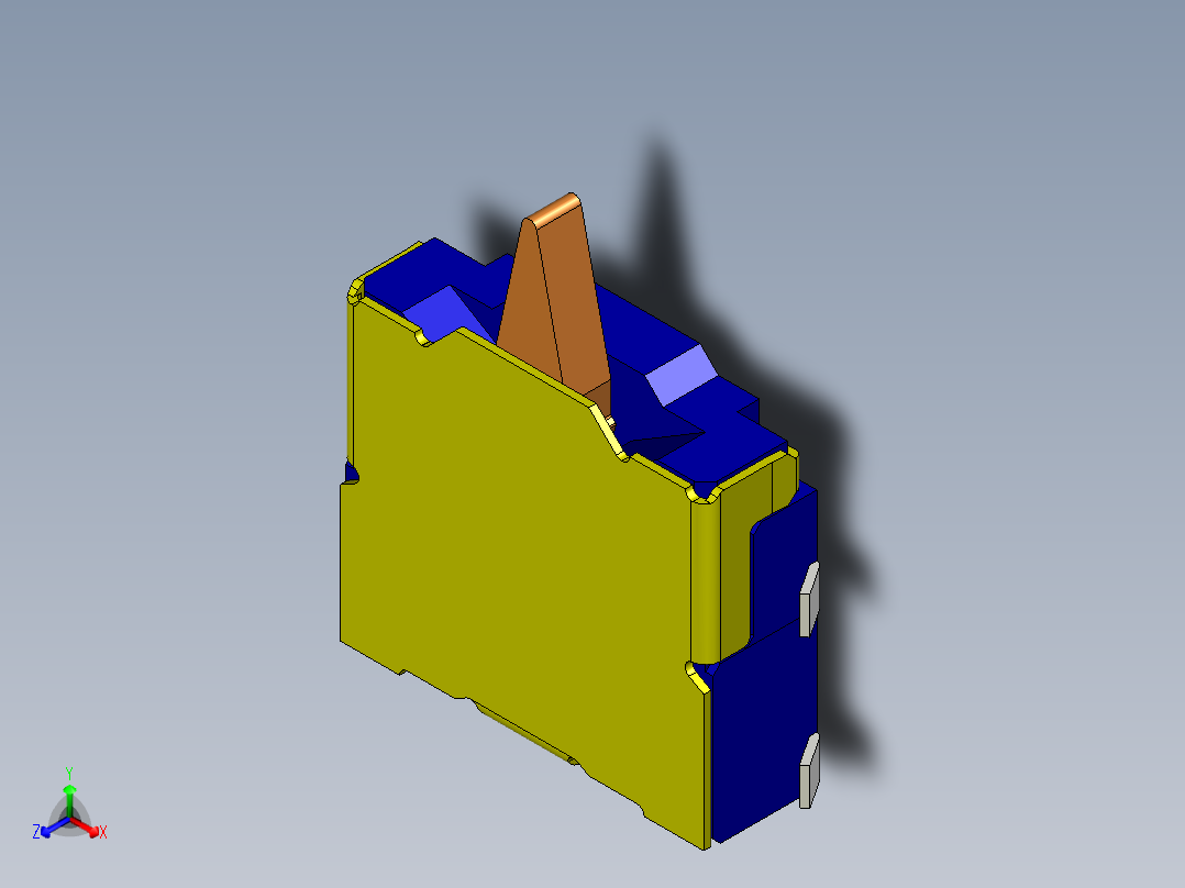 11HW型探测器开关正等轴测图