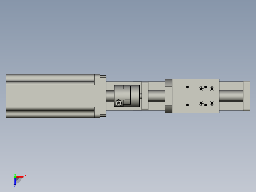 模组FSK40-L10C7-BC-T40（50行程）俯视图