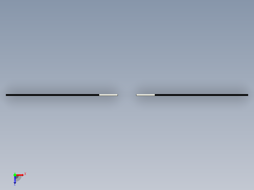 光纤元件对射型FT-1010Q俯视图