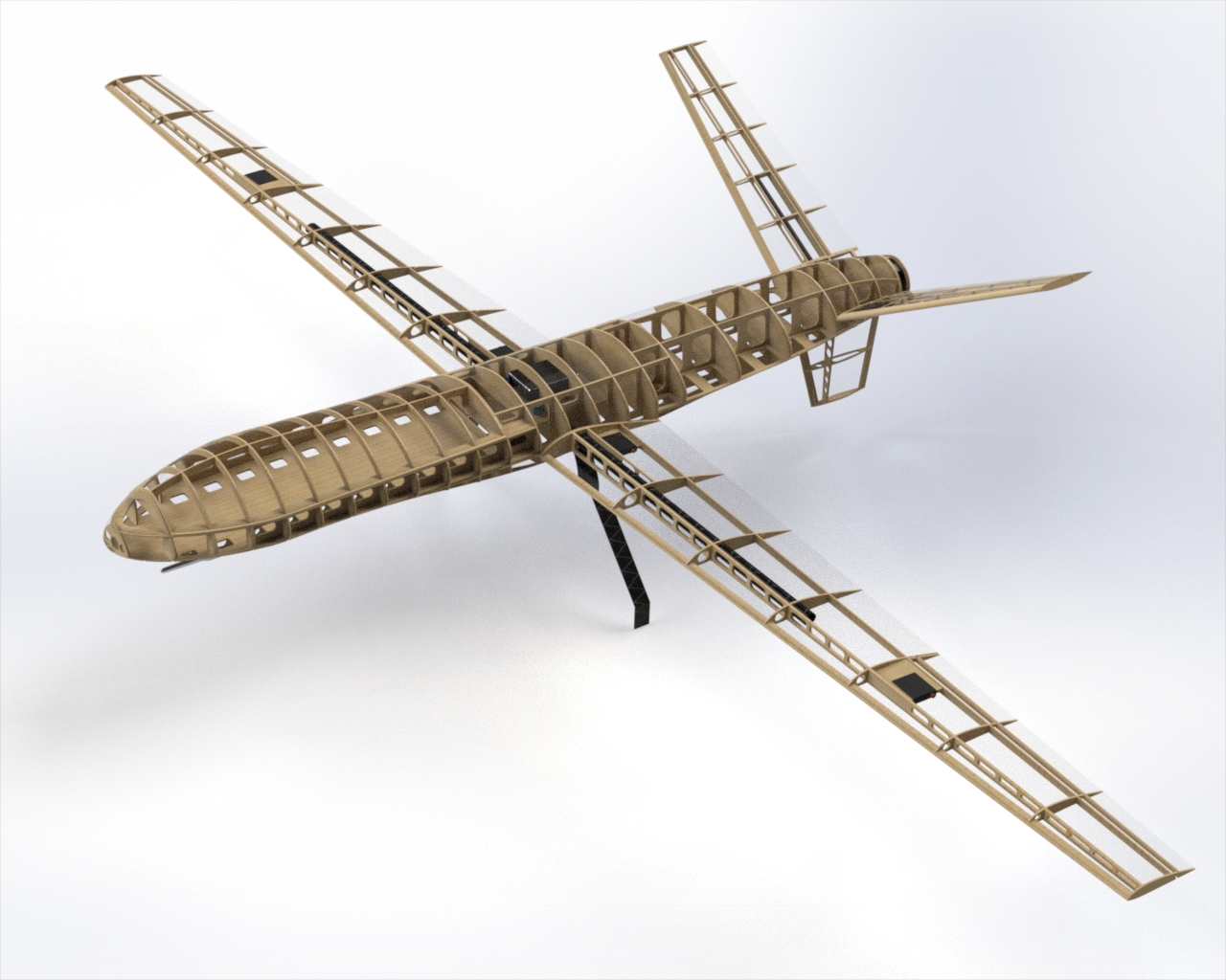 固定翼无人机框架结构