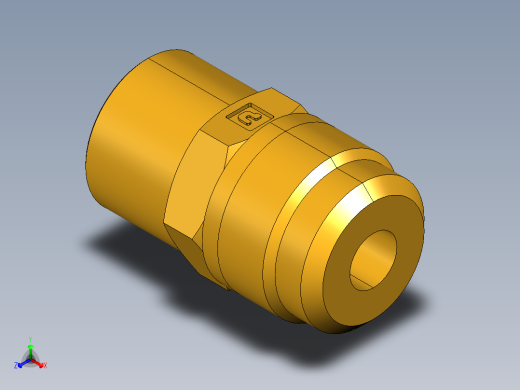 扩口式工业通用硬管接头Flare To Solder 43F-6-10